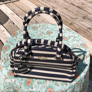 Navy Striped Kate Spade Bag